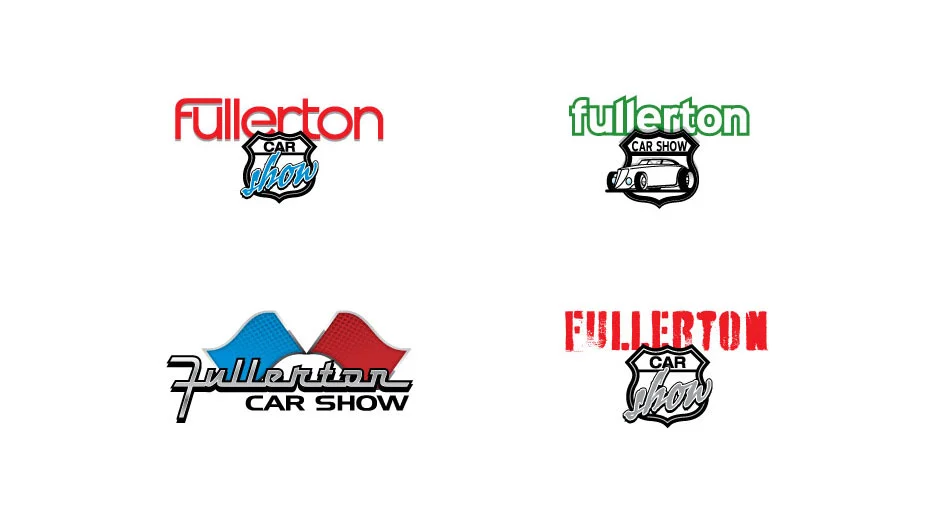Fullerton Car Show Design Comps By Dogs of Design