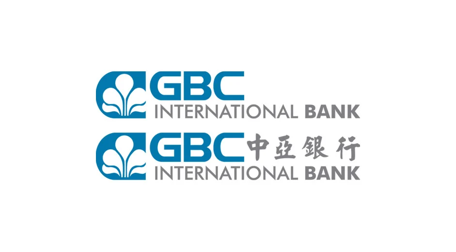 Final GBC International Bank logo design by Dogs of Design – modern, professional branding for global financial institution