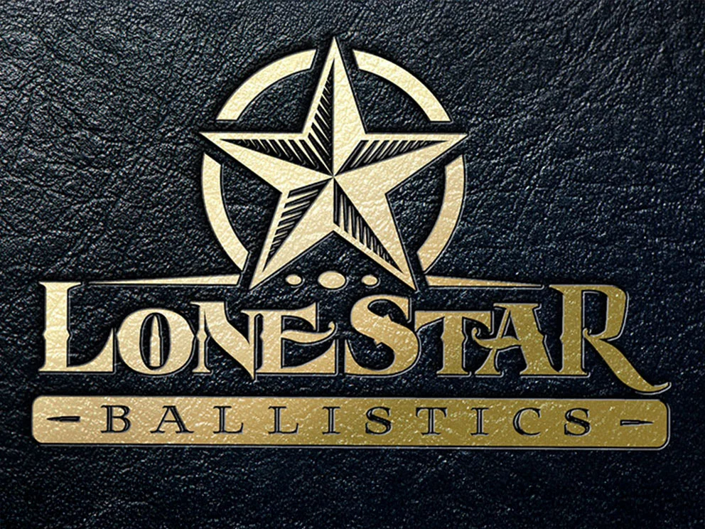 Lone Star Ballistics branding logo by Dogs of Design – simple, strong logo for defense and ballistics production