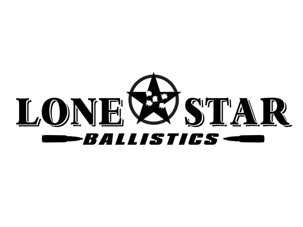 Lone Star Ballistics logo by Dogs of Design – robust, tactical branding for defense industry and precision ammunition