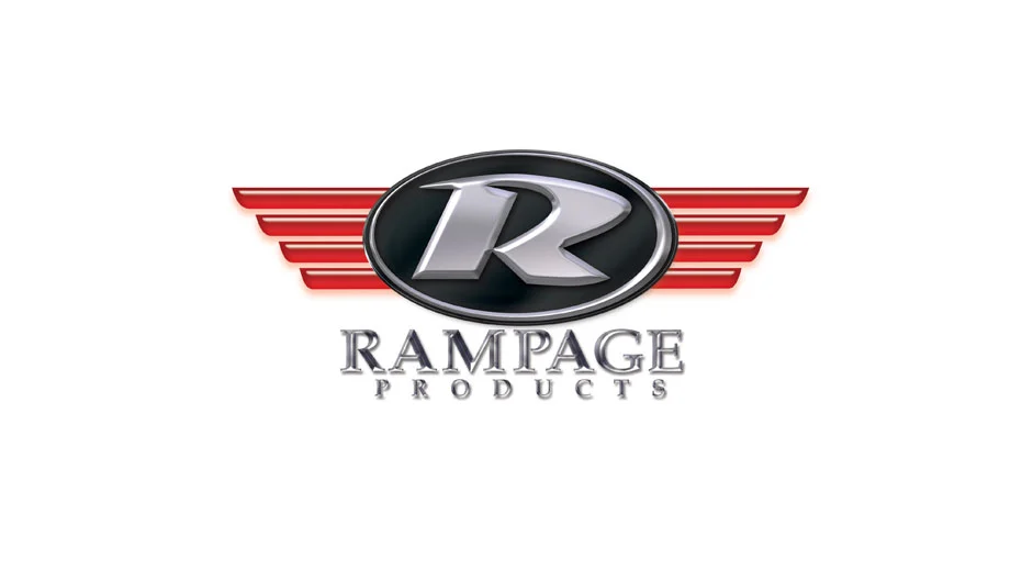 Rampage logo branding and design comps by dogsofdesign – powerful modern visual identity concepts